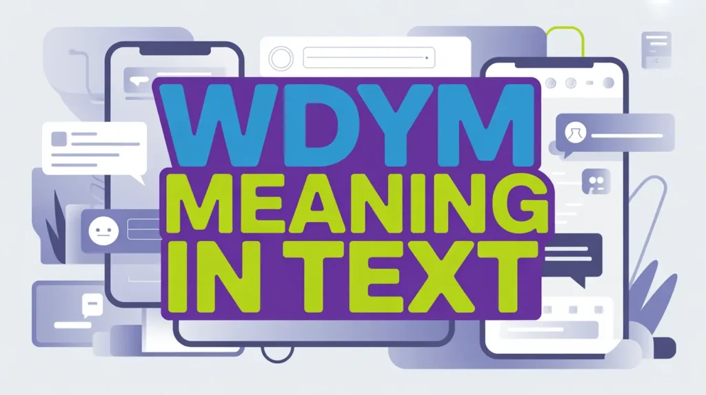 WDYM Meaning in Text