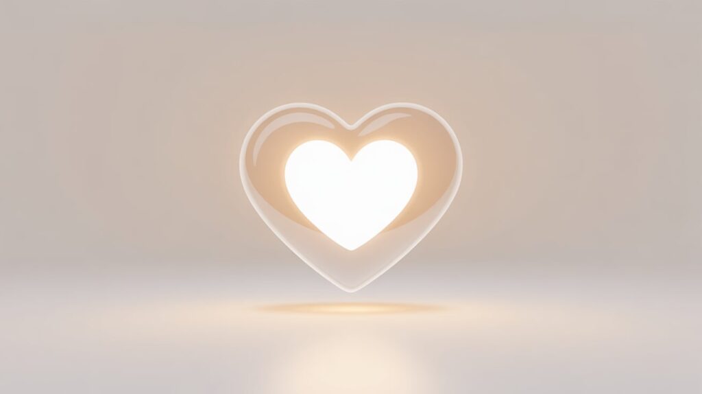 what does the white heart emoji mean