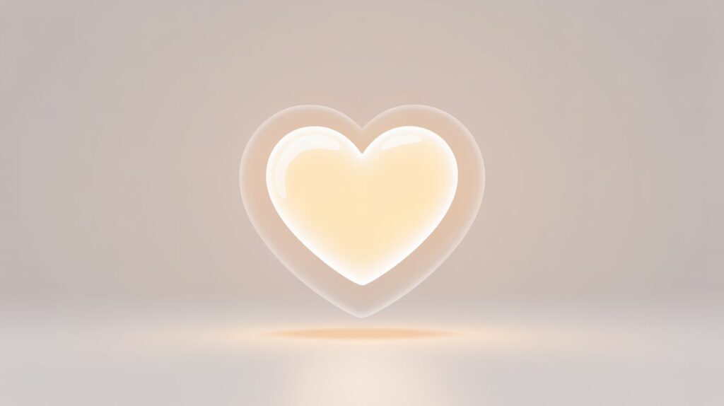 what does the white heart emoji mean