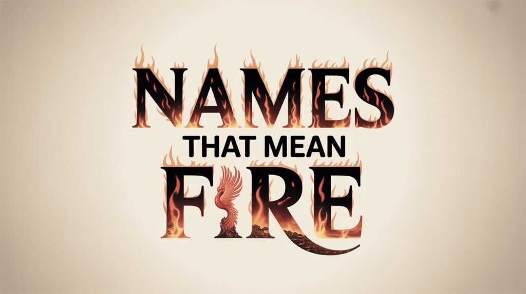 boy names meaning fire