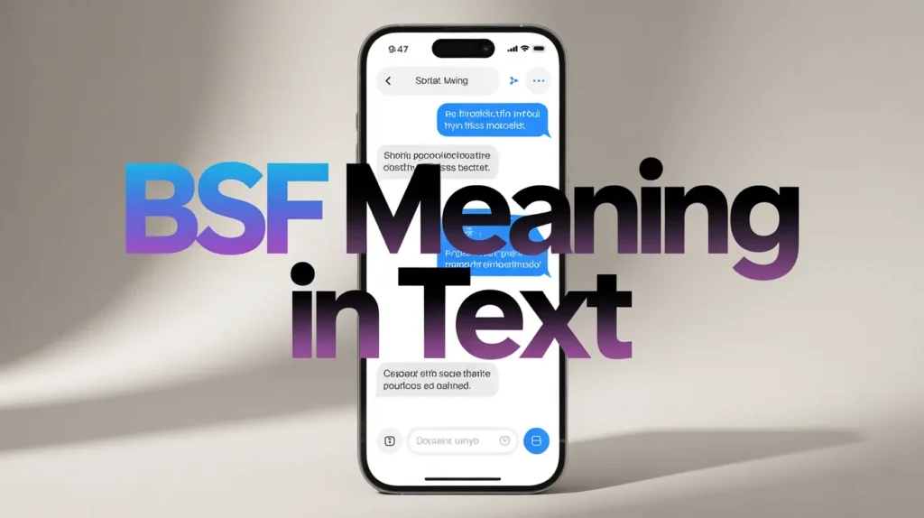 BSF Meaning in Text