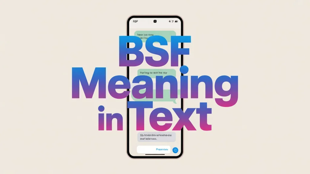 BSF Meaning in Text