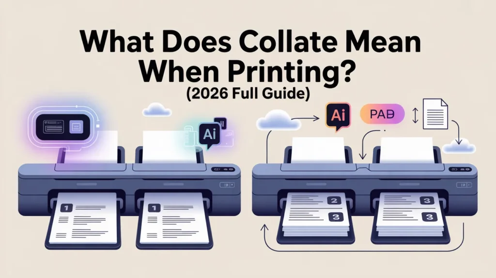 collate meaning printer
