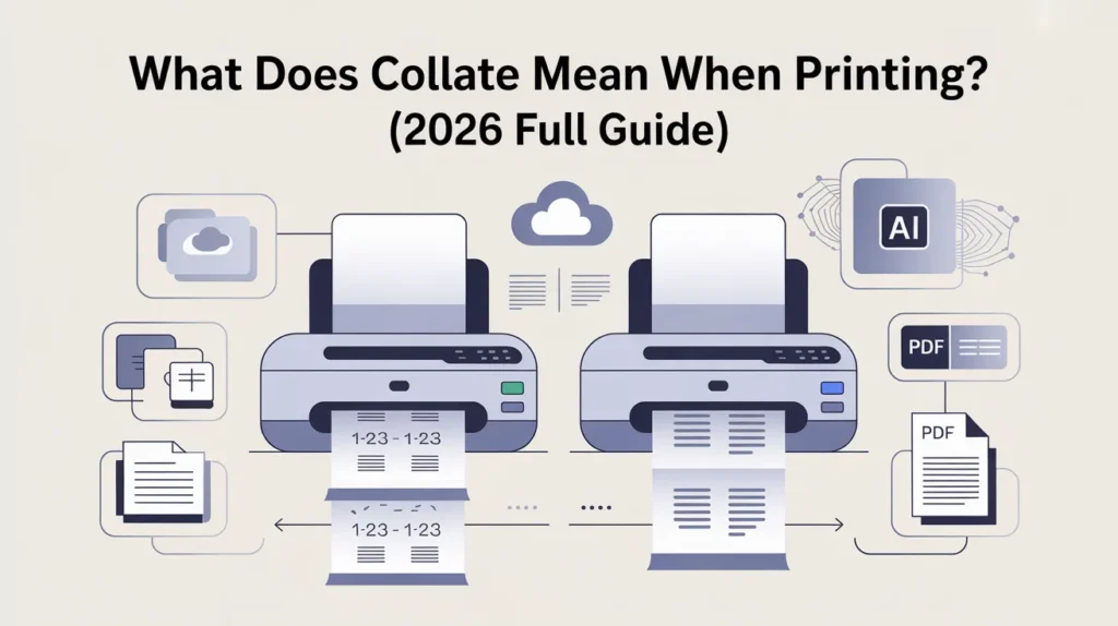 collate printing meaning