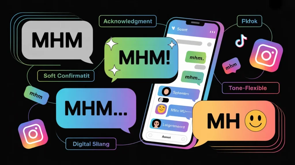 mhm meaning from a girl