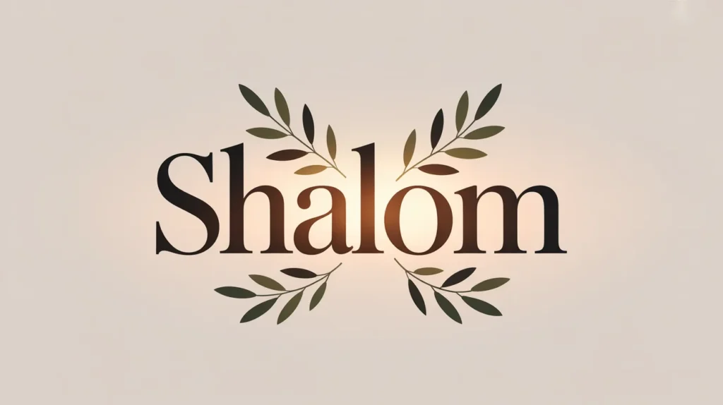 shalom shalom meaning