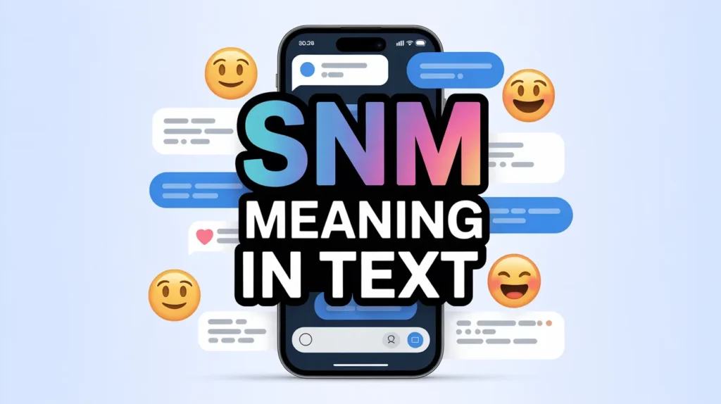 snm meaning in text