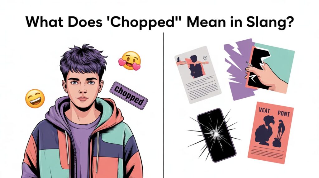 what does chopped mean in slang
