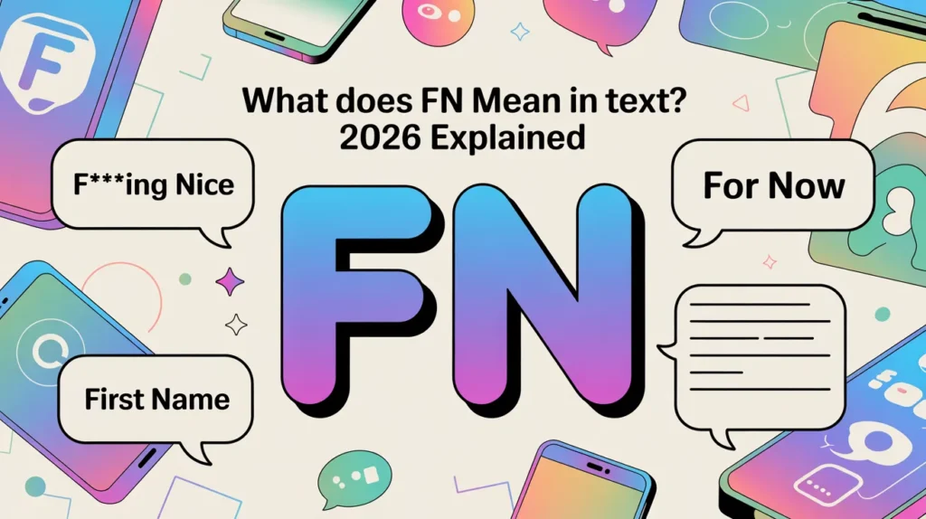 what does fn mean in text
