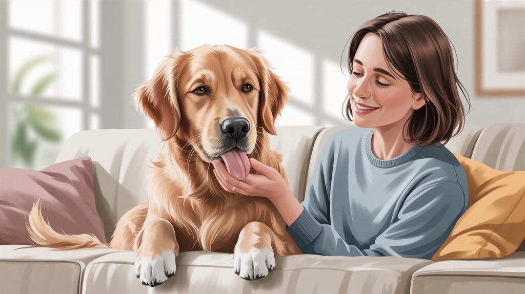 what does it mean when my dog licks me