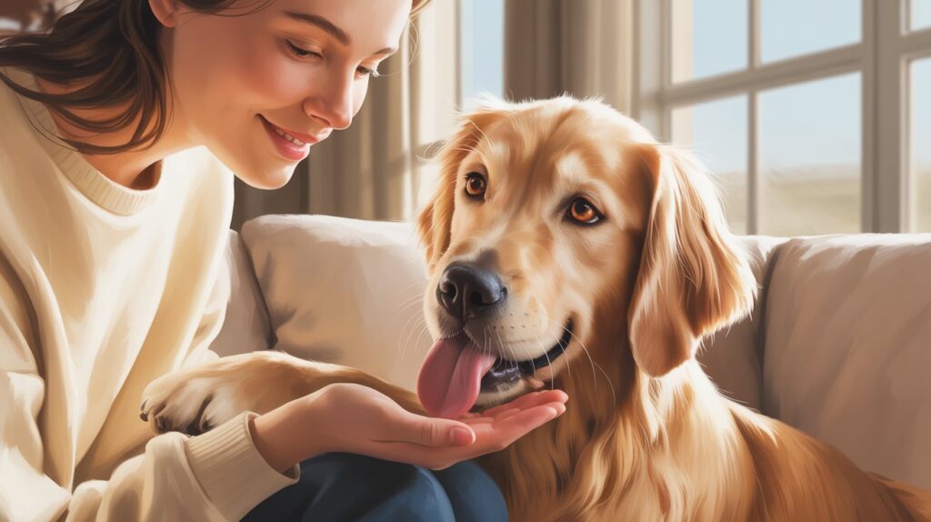 what does it mean when your dog licks you