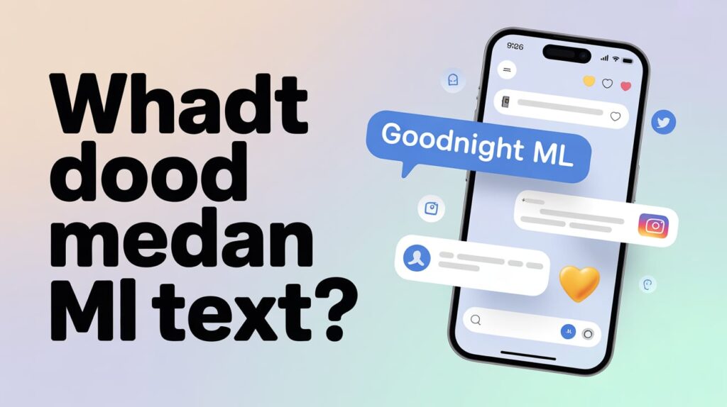 what does ml mean texting