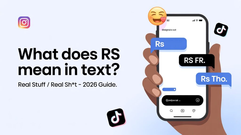 what does rs mean in text