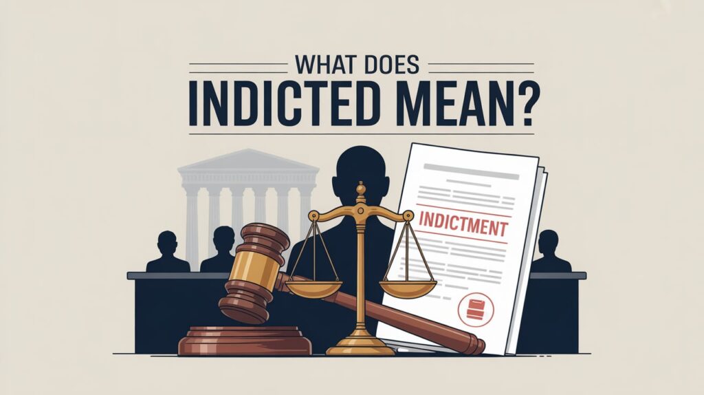 whats indicted mean