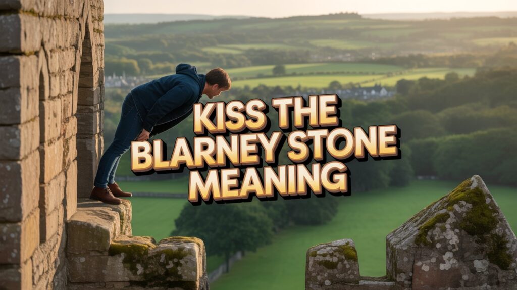KISS THE BLARNEY STONE MEANING